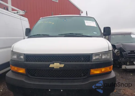 2021 Chevrolet Express Cargo Rwd 2500 Regular Wheelbase Wt из США, поврежденный, VIN 1GCWGAFP8M1303608